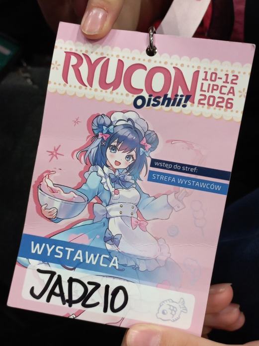 Jadzio na konwencie Ryucon 2026 Kraków