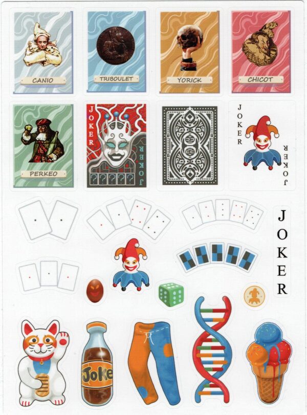 Balatro Joker arkusz naklejek v10