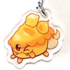 Buttered-Up_Cake_Hound_Keychain Buttered-Up Cake Hound Keychain