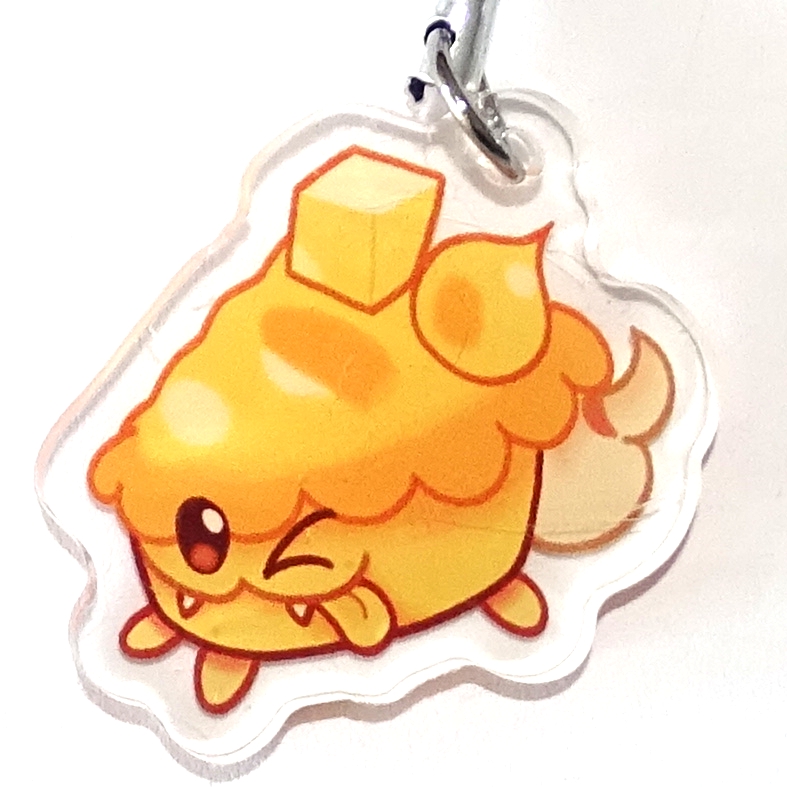 Buttered-Up Cake Hound Keychain
